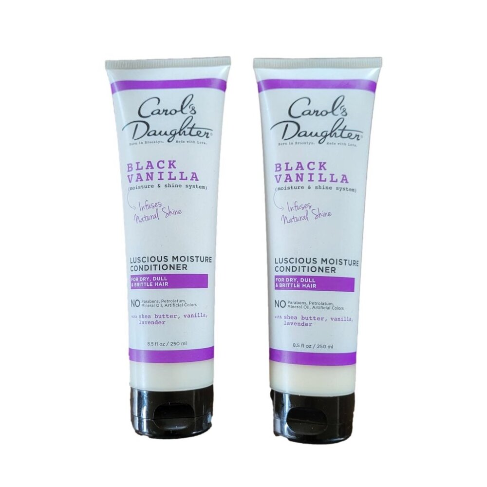 Carol's Daughter Black Vanilla Lucious Moisture Conditioner Set of 2 8.5 oz